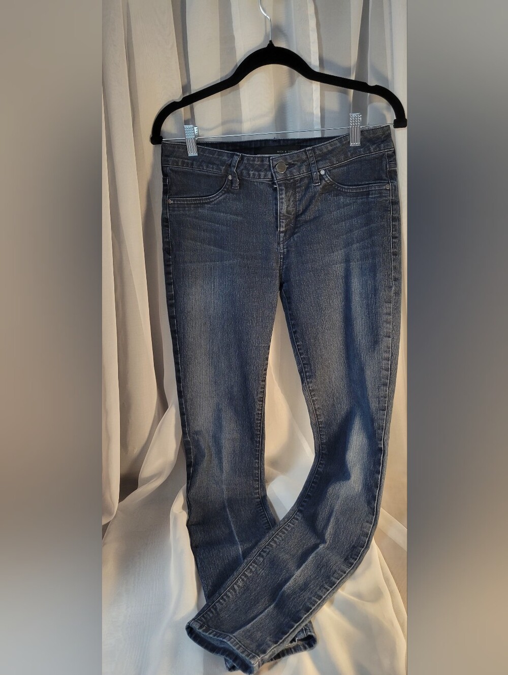 Rich & Skinny Midnight Wash Straight Leg Jeans